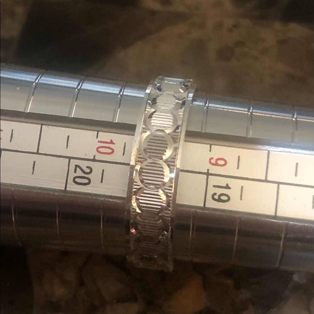 NEW .925 Stamped Sterling Silver Eternity Ring 9.5